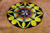 onam pookalam photos